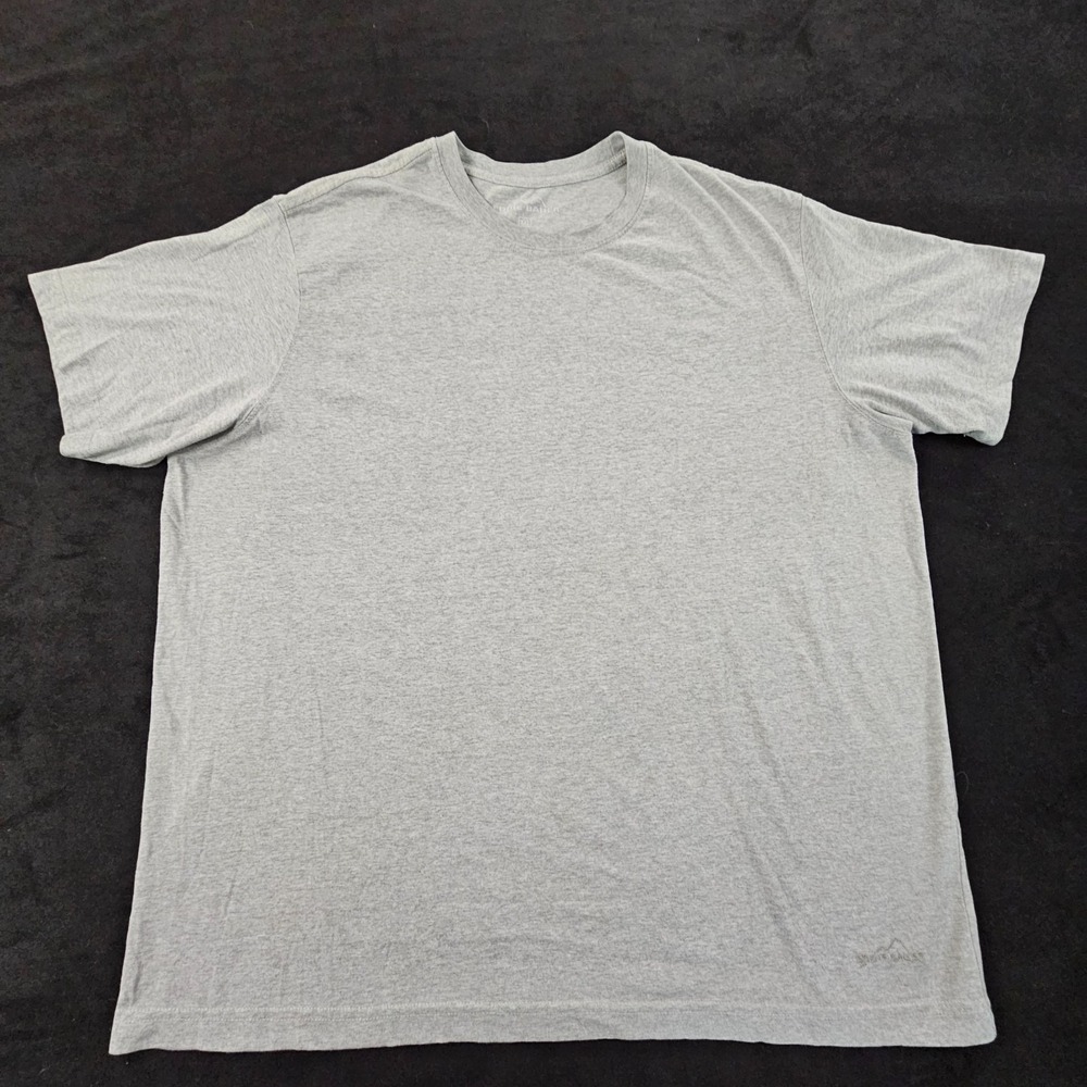 Eddie bauer Gray Short Sleeve Cotton Blend T-Shirt Men's 2XL